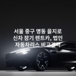 서울 중구 명동 을지로 신차 장기 렌트카, 법인 자동차리스 비교견적